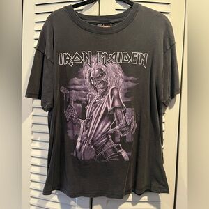 Iron Maiden band merch tshirt
